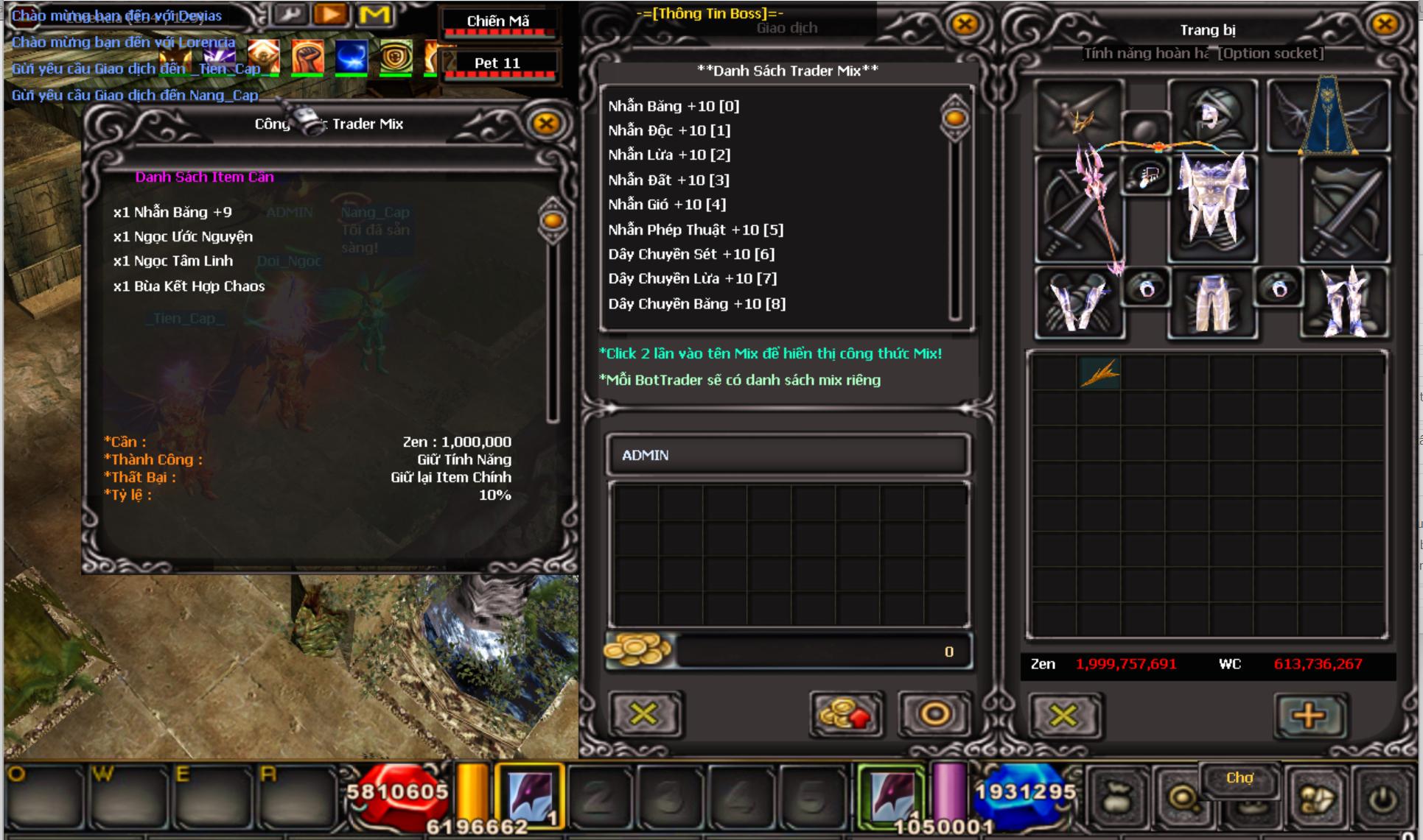 NPC Nâng Cấp RingPen